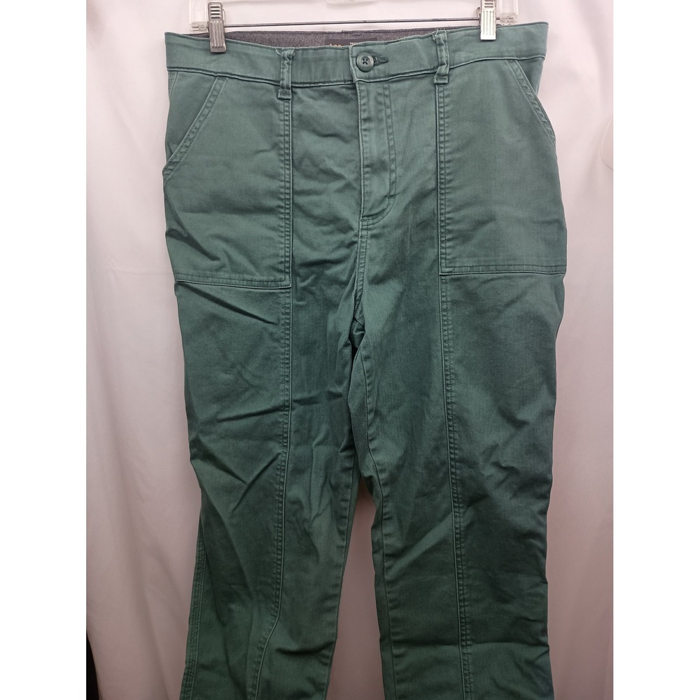 Lee high rise straight leg sage green casual jeans size 10 regular